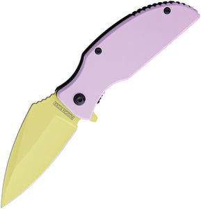 Rough Ryder Pastel A/O Linerlock Yellow & Purple Folding Knife 1988