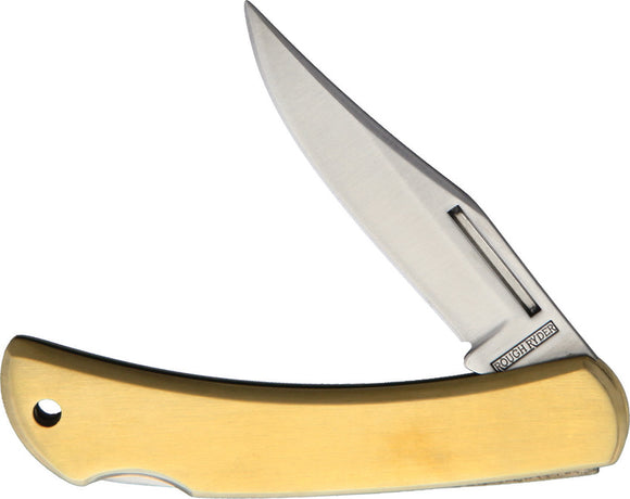 Rough Ryder Brass Lockback Folding Pocket Knife