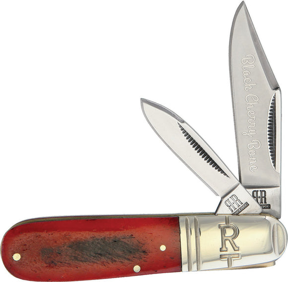 Rough Ryder Black Cherry Barlow Folding Pocket Knife 2042