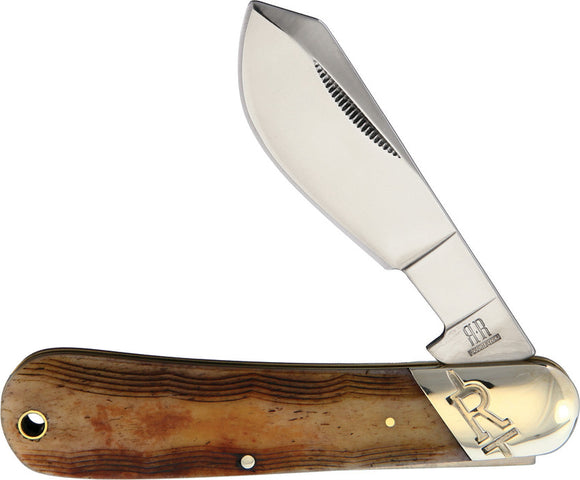 Rough Ryder High Plains Cotton Sampler Brown Bone Pocket Knife 2047