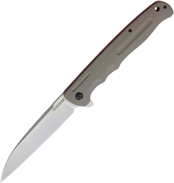 Rough Ryder Linerlock Tan G10 Folding High Carbon Stainless Pocket Knife 2080