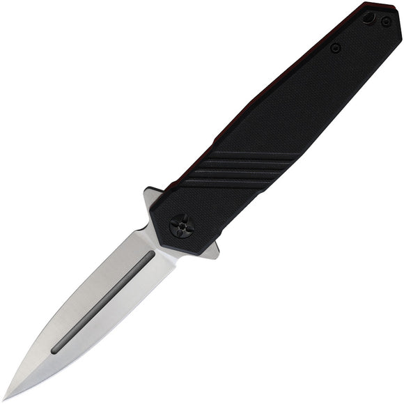 Rough Ryder Linerlock Black G10 Folding High Carbon Stainless Pocket Knife 2084