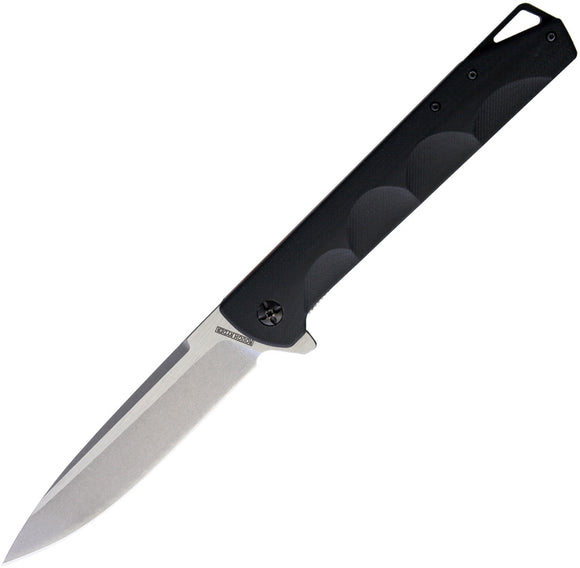 Rough Ryder Large Black G10 Linerlock Folding Knife 2104