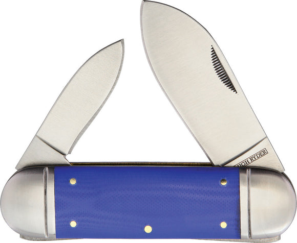 Rough Ryder Sunfish Blue G10 Folding Stainless Spear/Pen Pocket Knife 2173