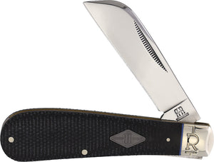 Rough Ryder Hawkbill Black Micarta Handle Carbon Steel Hawkbill Blade Knife 2213  -On Sale