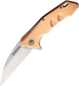 Rough Ryder Linerlock Pocket Knife Copper Folding D2 Wharncliffe Blade 2238