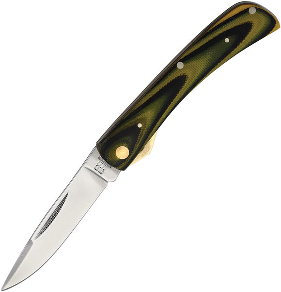 Rough Ryder Wasp Pocket Knife Linerlock Black & Yellow G10 Folding Clip Pt 2267