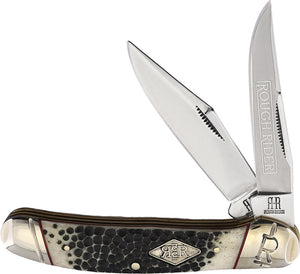 Rough Ryder Copperhead Buckshot Bone Folding Pocket Knife 2323