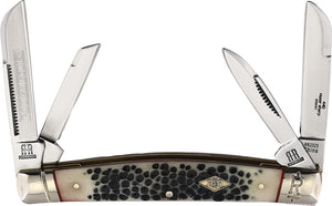 Rough Ryder Congress Buckshot Bone Folding Pocket Knife 2325