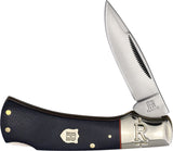 Rough Ryder Lockback Denim Micarta Folding Stainless Drop Pt Pocket Knife 2354