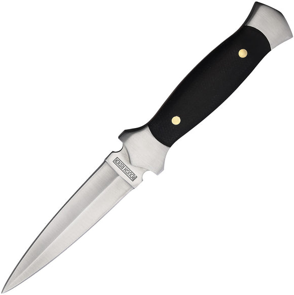 Rough Ryder Amigo Boot Highland Black Micarta Stainless Fixed Blade Knife 2378