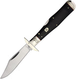 Rough Ryder Highland Large Swing Guard Black Micarta Folding Pocket Knife 2382