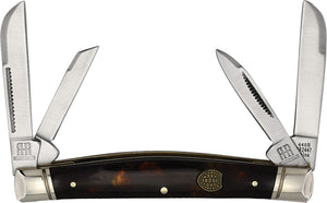 Rough Ryder Congress Faux Tortoise Shell Folding Stainless Pocket Knife 2447