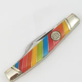 Rough Ryder Lollipop Stockman Multi-Colored Folding Stainless Pocket Knife 2464