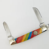 Rough Ryder Lollipop Stockman Multi-Colored Folding Stainless Pocket Knife 2464