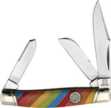 Rough Ryder Lollipop Stockman Multi-Colored Folding Stainless Pocket Knife 2464