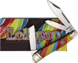 Rough Ryder Lollipop Texas Stockman Multi-Colored Folding Stainless Knife 2472