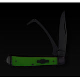 Rough Ryder Equestrian Trapper Glow in The Dark Folding Stainless Knife 2491