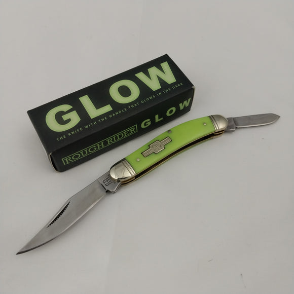 Rough Ryder Sowbelly Moon Glow in the Dark Folding Stainless Pocket Knife 2492