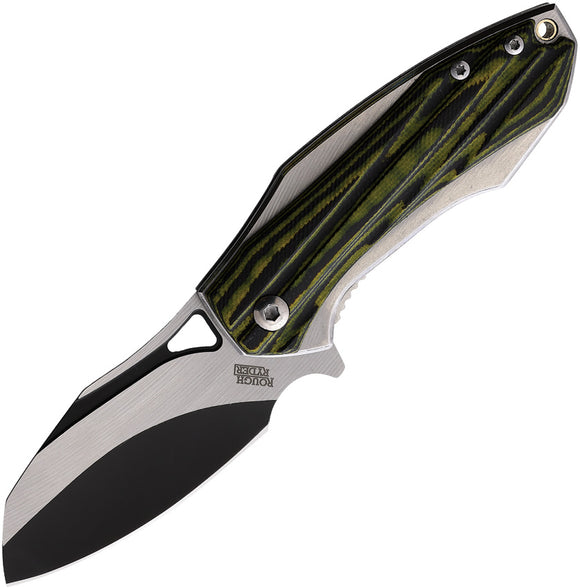 Rough Ryder Bumble Bee Pocket Knife A/O Black & Yellow Folding Stainless 2507