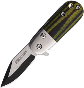 Rough Ryder Baby Bee Pocket Knife A/O Black & Yellow G10 Folding Stainless 2508