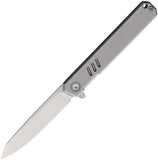 Rough Ryder Framelock Gray Stainless Folding D2 Steel Spear Pt Pocket Knife 2516