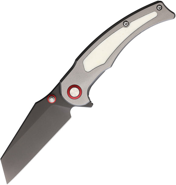 Rough Ryder Tattoo Series Framelock Gray Aluminum & Stainless Folding Knife 2549