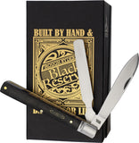 Rough Ryder Bearhead Doctor's Black Pakkawood Folding Pocket Knife 2562