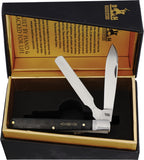Rough Ryder Bearhead Doctor's Black Pakkawood Folding Pocket Knife 2562