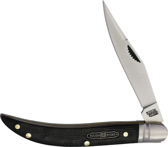 Rough Ryder Bearhead Toothpick Spear Point Folding Pocket Knife 2566