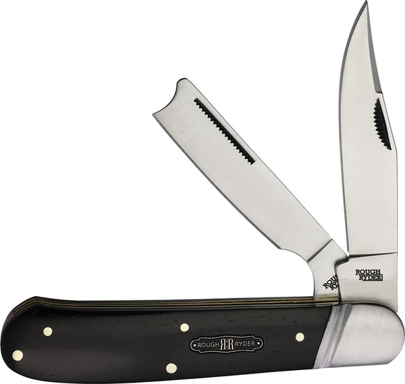 Rough Ryder Black Reserve Bearhead One Arm Folding Pocket Knife 2567