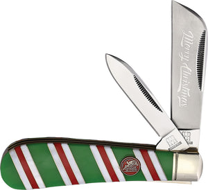 Rough Ryder Merry Christmas Half Hawk 30th Anniversary Folding Pocket Knife 2595