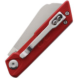 Rough Ryder Vibe Slip Joint Red G10 Folding Stainless Folding Pocket Knife 2606