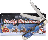 Rough Ryder Merry Christmas Trapper 2023 Folding Stainless Pocket Knife 2608