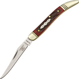 Rough Rider Baby Toothpick Red Jigged Bone Handle Folding Clip Blade Knife 272