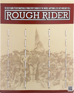 Rough Rider Empty Tent Card Cardboard 12 Pocket Knives Countertop Display 680