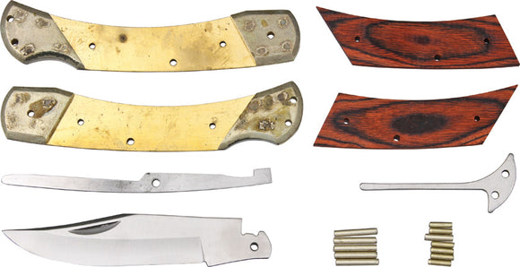 Rough Rider Custom Shop Large Lockback Stainless Folding Blade Knife Kit CS1