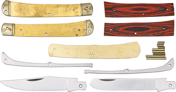 Rough Rider Custom Shop Trapper Stainless Folding Blade Knife Assemble Kit CS2