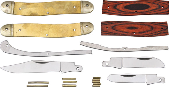 Rough Rider Custom Shop Stockman Blades Liners Pins Make Your Own Knife Kit CS3
