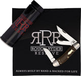 Rough Ryder Reserve Roundup Brown Micarta Folding D2 Steel Pocket Knife 026