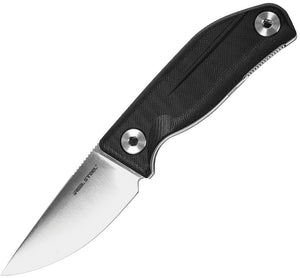 Real Steel CVX-80 Black Fixed Blade Knife 3561