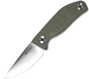 Real Steel CVX-80 OD Green G10 Fixed Blade Knife 3562