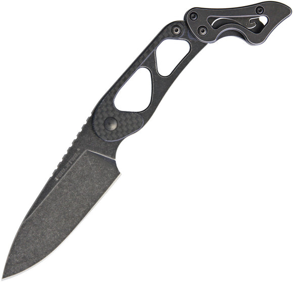 Real Steel Cormorant Apex Blackwash Stainess Fixed Blade Knife 3724