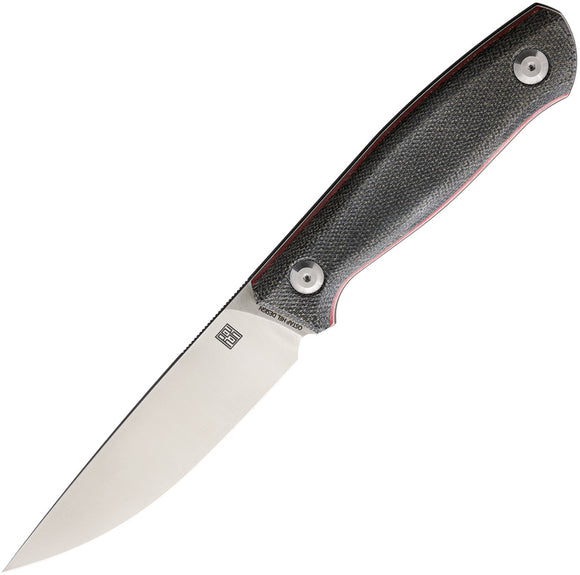 Real Steel Arbiter Fixed Blade Black Micarta Handle Bohler M390 Steel Knife 3814