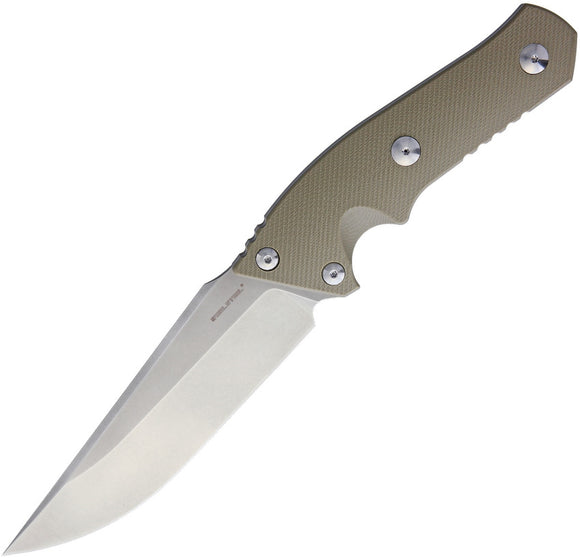 Real Steel Sorrow G10 Stonewash Fixed Blade Coyote Knife 3822