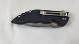 Real Steel E77 Black G-10 Handle Folding Knife Plain Edge blade - 5115