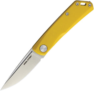 Real Steel Luna Lite Slip Joint Yellow Folding Knife 7032