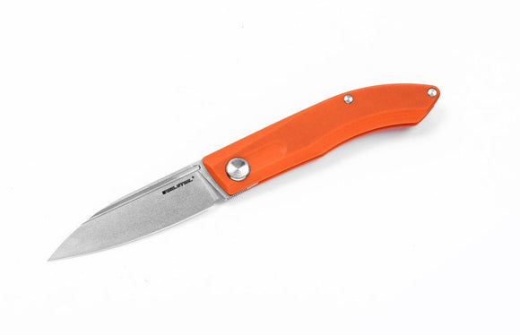 Real Steel Stella Orange Slip Joint Folding Pocket Knife 7052