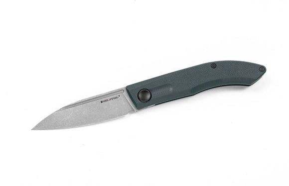Real Steel Stella GreenvSlip Joint Folding Pocket Knife 7054