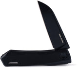 Real Steel Solis Lite Slip Joint Black G10 Folding D2 Steel Pocket Knife 7064BB